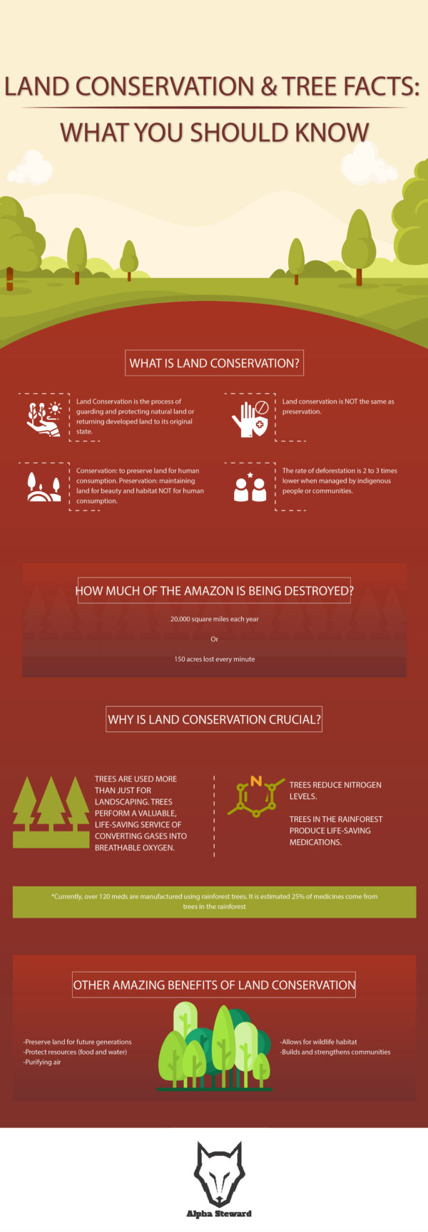 Wildlife/Forest Conservation Infographic Alpha Steward