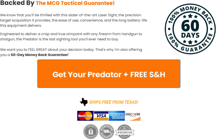 MCG Tactical Predator Laser Sight Review: Double Your Accuracy Fast
