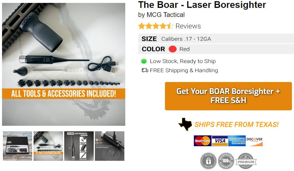 The Boar Laser Boresighter by MCG Tactical: Complete Review of the Ultimate Zero Tool