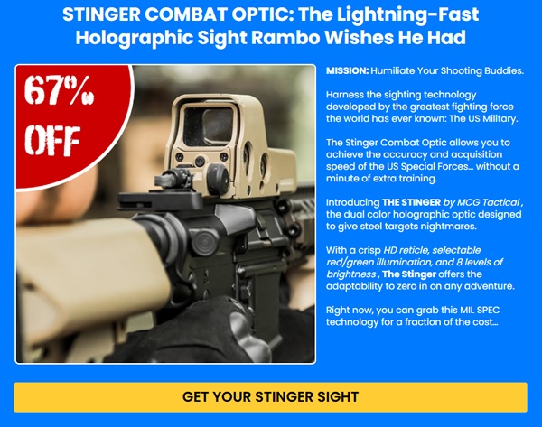 MCG Tactical Stinger Combat Optic Review: A Game-Changer for Ethical Hunters
