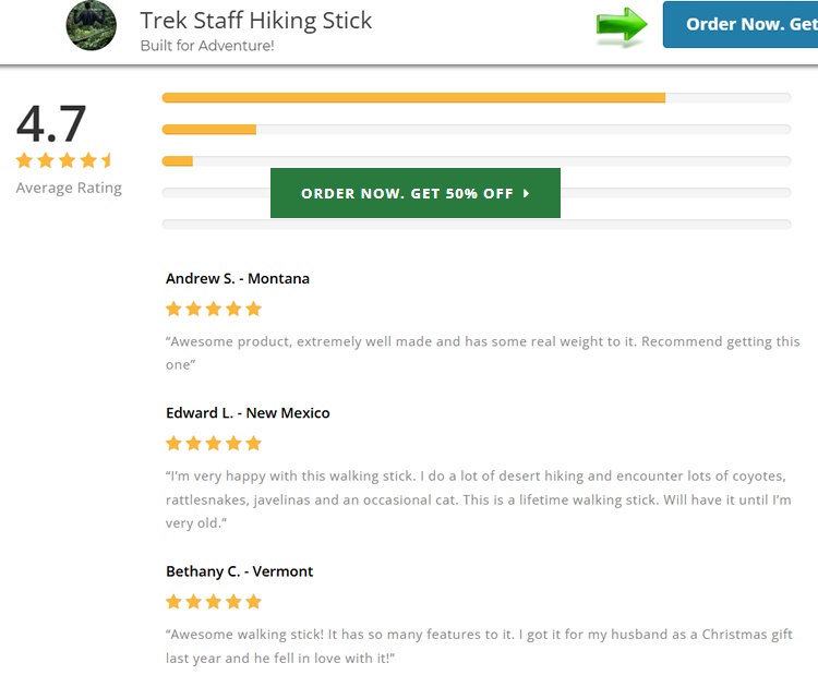 Trek Staff Review: Best Hiking Stick + Reviews & Where to Buy
