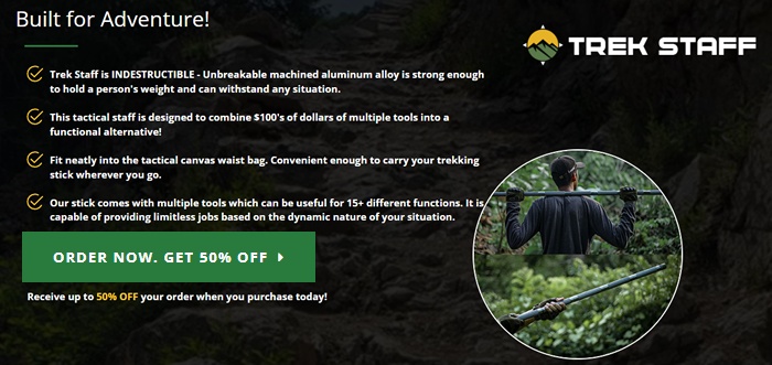 Trek Staff Review: Best Hiking Stick + Reviews & Where to Buy