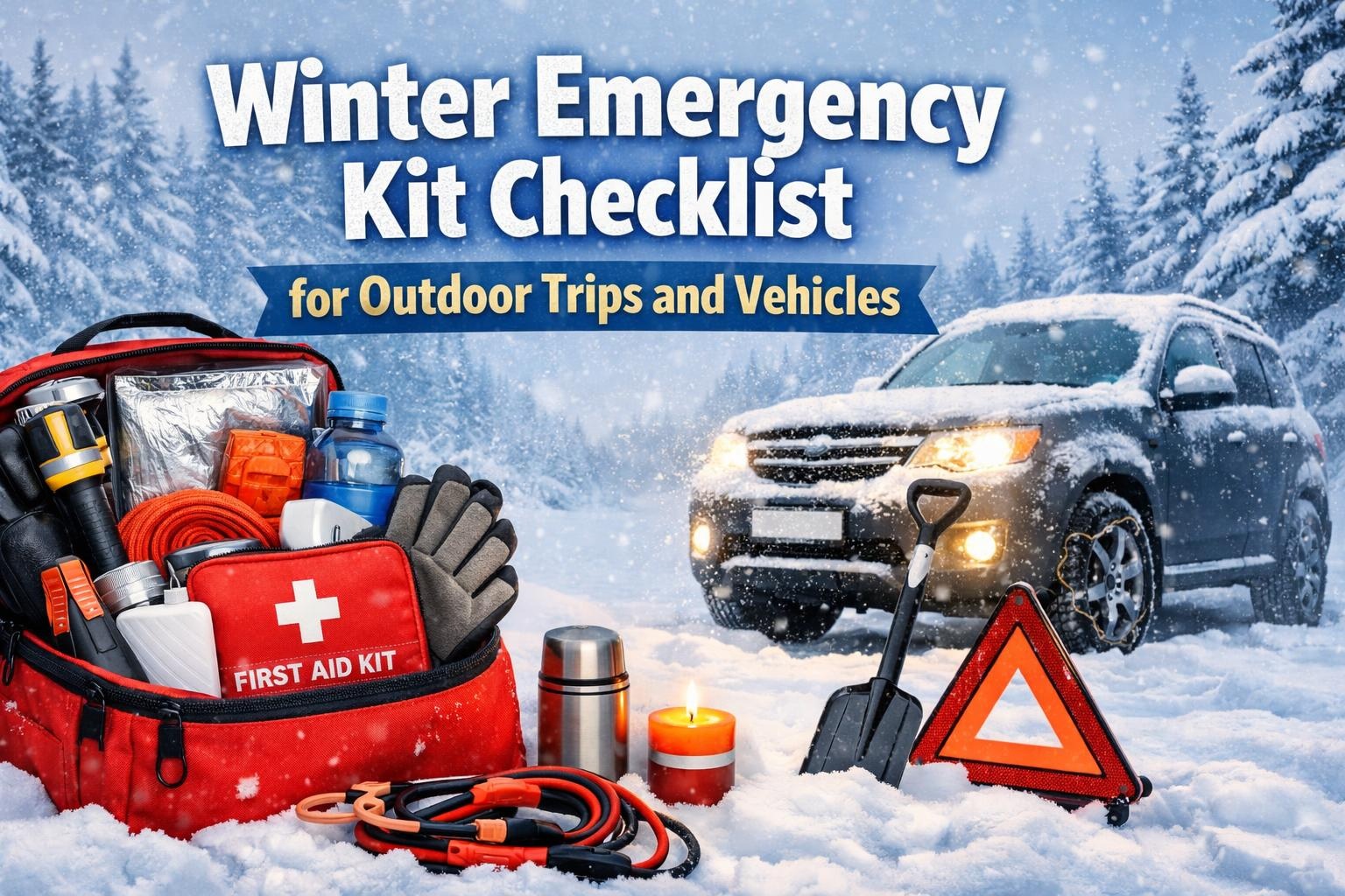 The Essential Winter Emergency Kit Checklist for Backcountry Trips and Vehicles