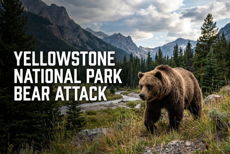 Yellowstone National Park Bear Attack
